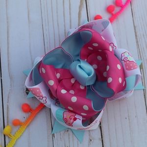 Boutique bow 5 inch double